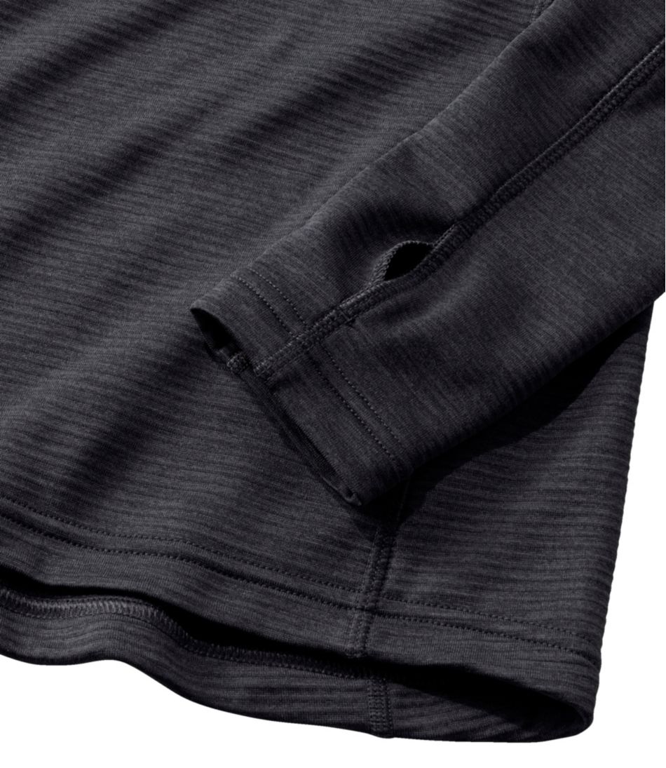 Women's L.L.Bean Midweight Base Layer Crew Top, 1/4 Zip - Image 4