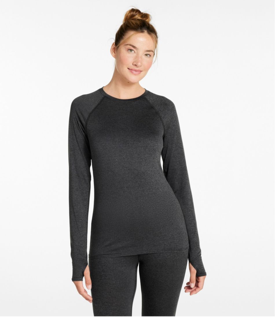 Women's L.L.Bean Simple Soft Base Layer, Crew - Image 2