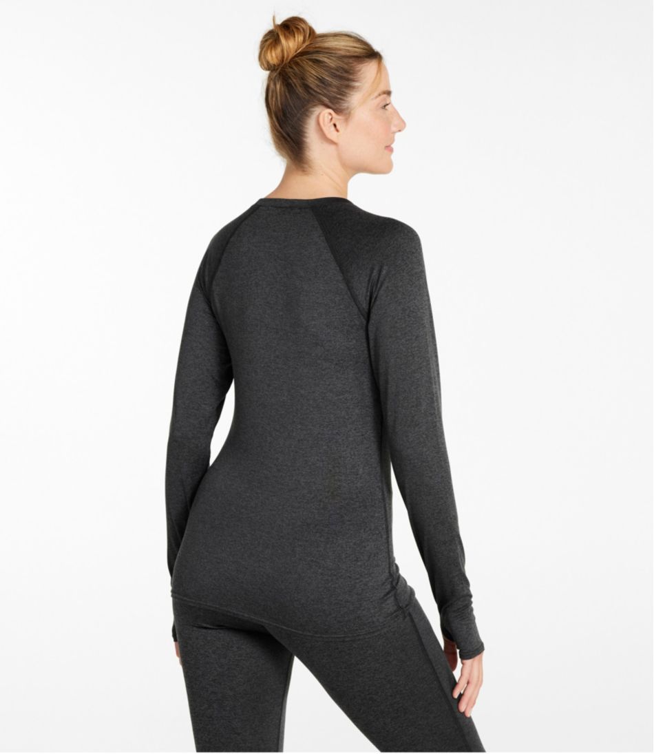 Women's L.L.Bean Simple Soft Base Layer, Crew - Image 3