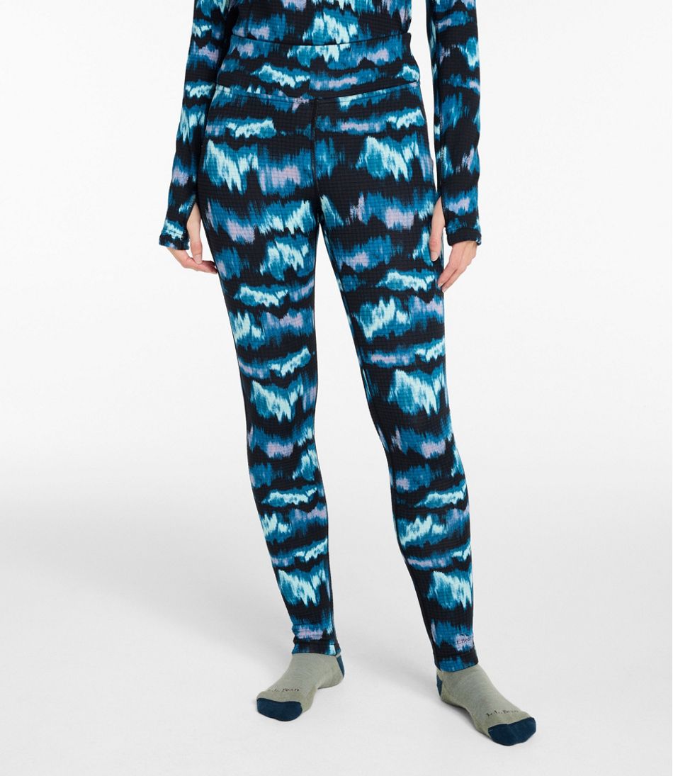 Women's L.L.Bean Heayweight Base Layer Pant, Print - Image 2