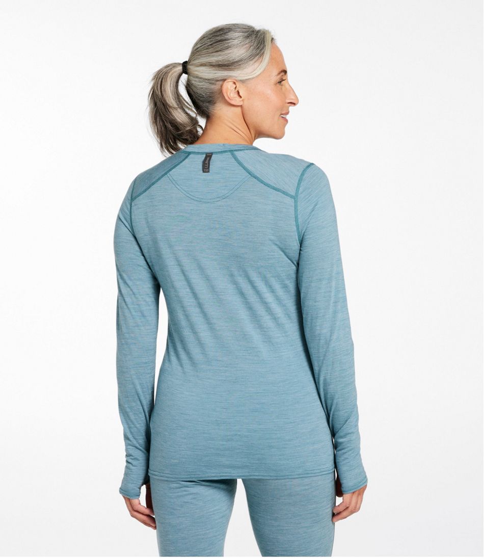 Women's Cresta Ultralight 150 Crew Top, Stripe - Image 3