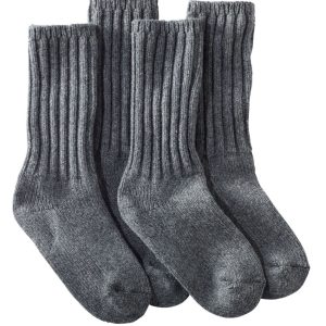 Adults' Merino Wool Ragg Socks, 10" 2-Pack