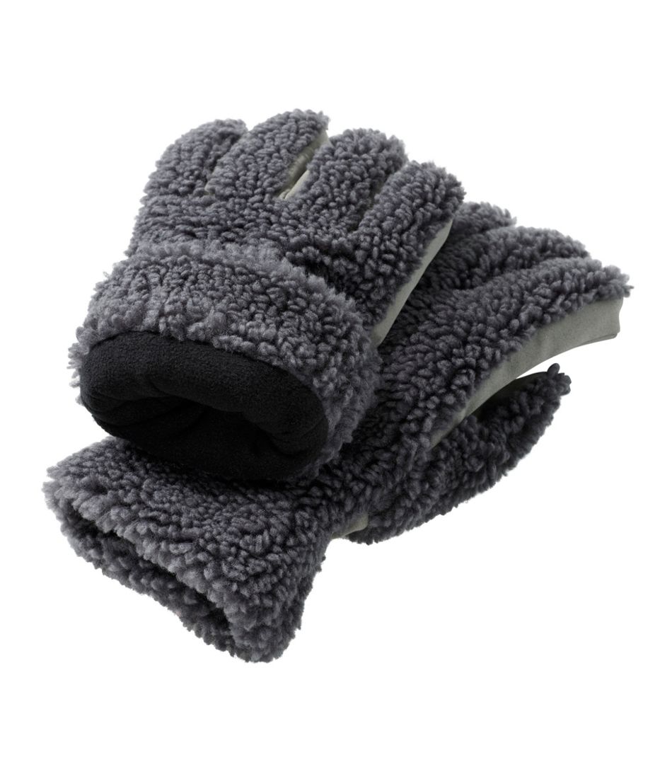 Adults' Mountain Pile Fleece Gloves - Image 2
