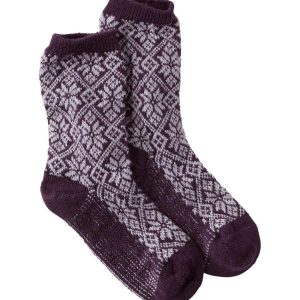 Adults' Smartwool Everyday Traditional Snowflake Crew Socks