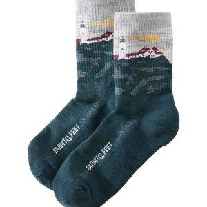 Adults' Farm to Feet Portland Headlight Lighthouse Light Cushion 3/4 Crew Socks