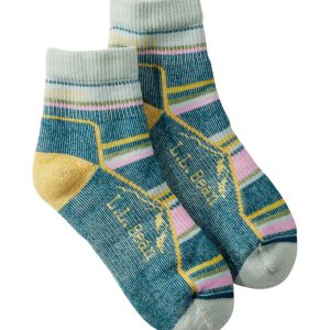 Adults' Cresta Wool Midweight Hiking Socks, Quarter-Crew