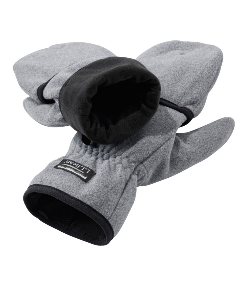 Adults' L.L.Bean Access Fleece Convertible Mitten - Image 2