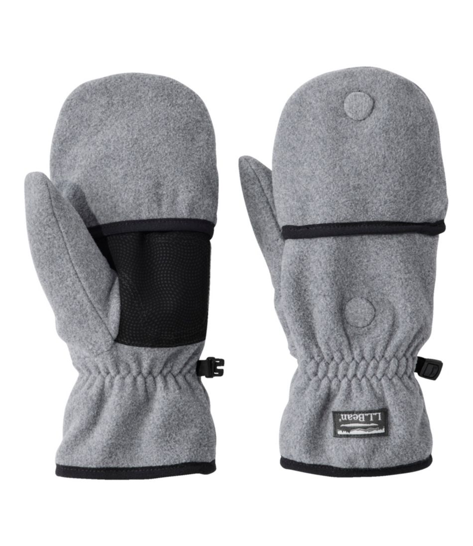 Adults' L.L.Bean Access Fleece Convertible Mitten - Image 3