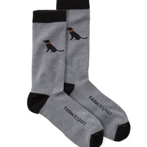 Adults' Farm to Feet Sunderland Crew Socks, Light Cushion