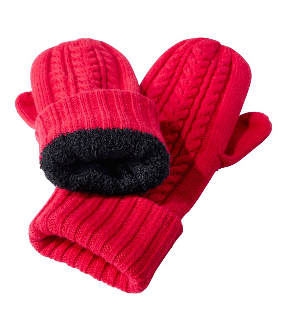 Women's Heritage Cable Mittens - Image 2