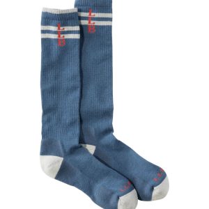Adults' Katahdin Over the Calf Hiker Socks, Mountain Stripe