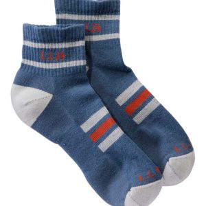 Adults' Katahdin Hiker Socks, 1/4 Crew Stripe