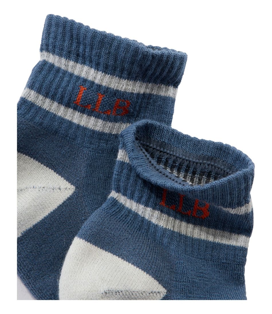 Adults' Katahdin Hiker Socks, 1/4 Crew Stripe - Image 2