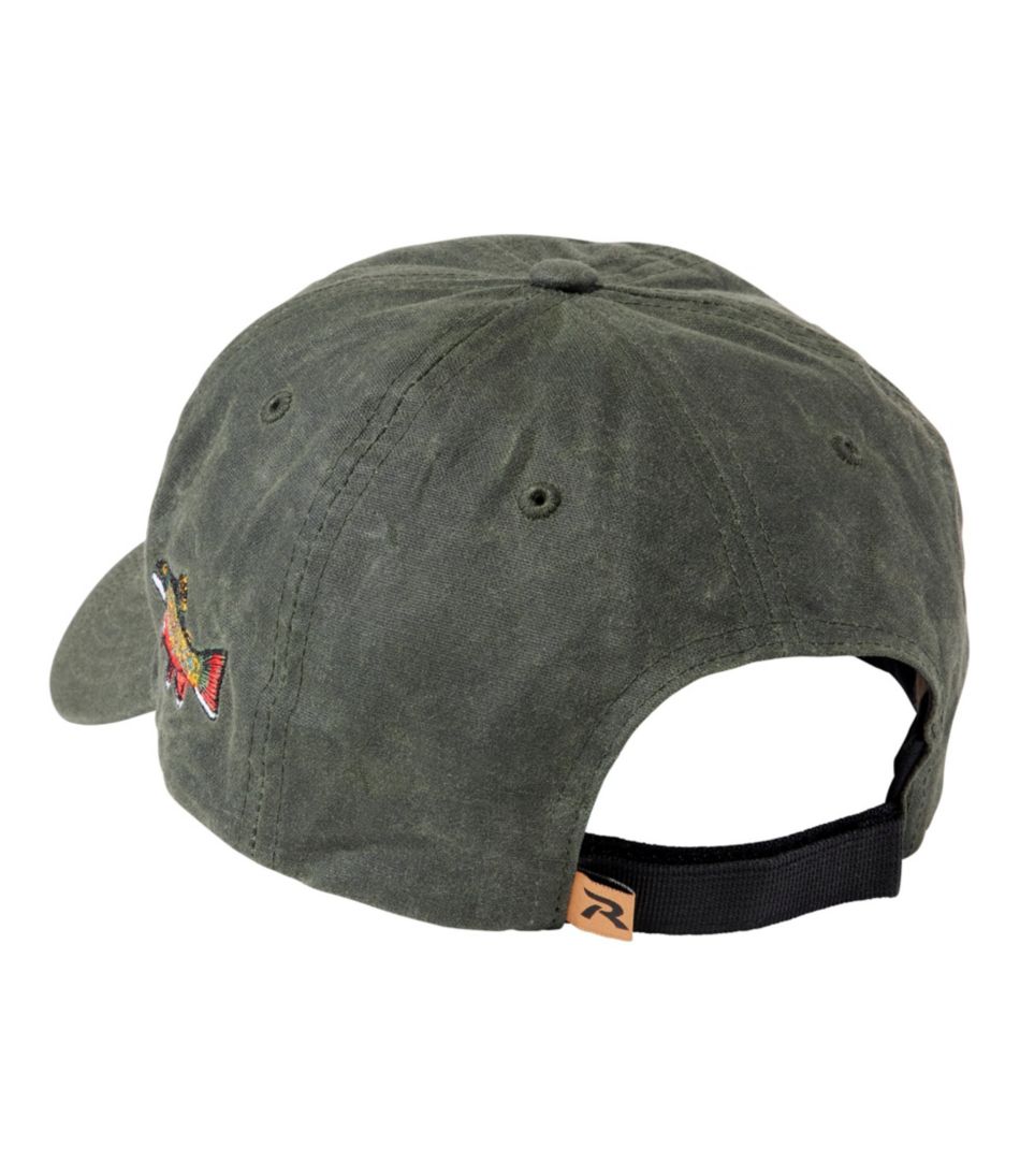 Adults' MIF&W Waxcloth Hat, Brook Trout - Image 2