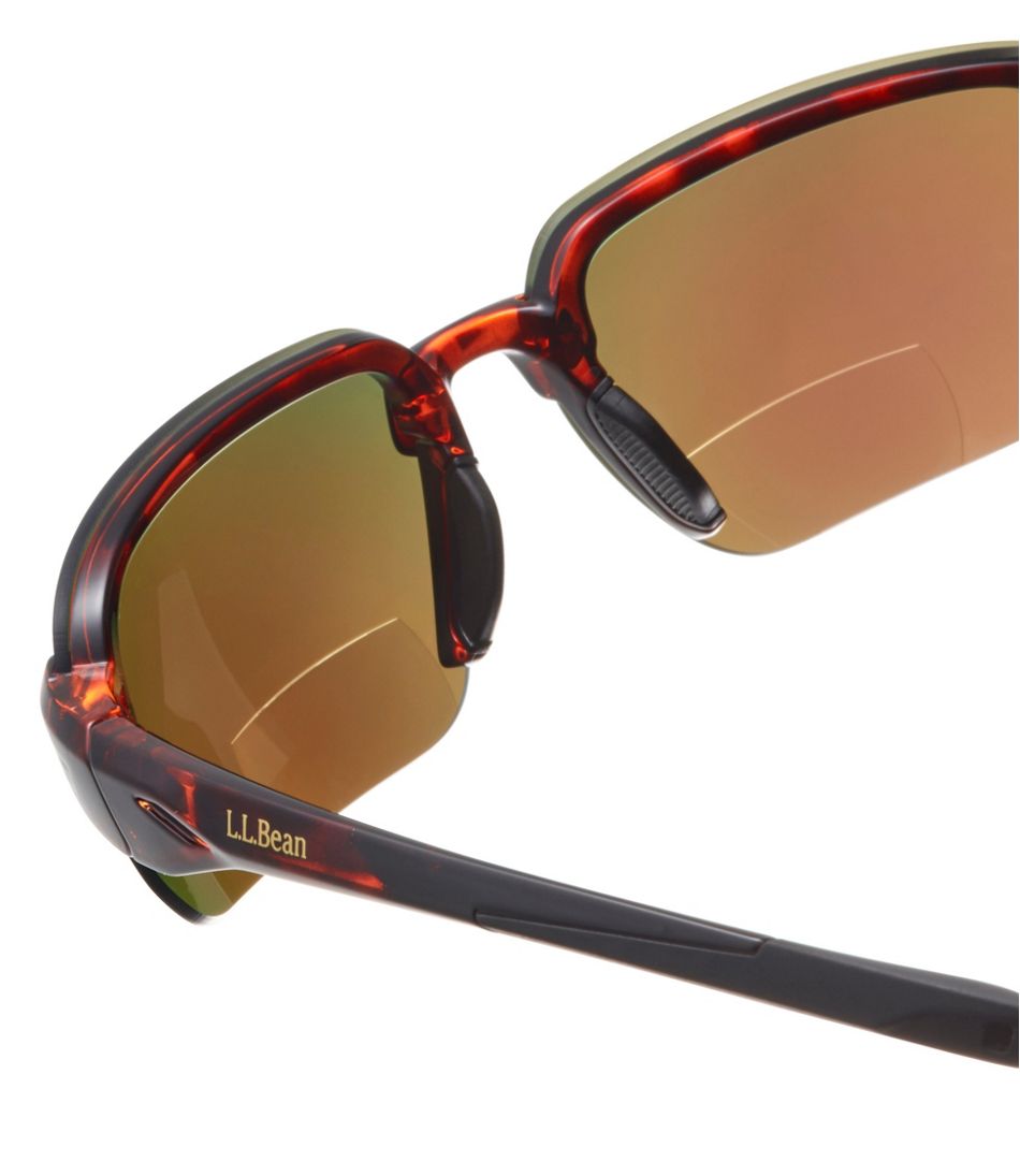 Adults' L.L.Bean Polarized Performance BiFocal Rimless Mirror Sunglasses - Image 3