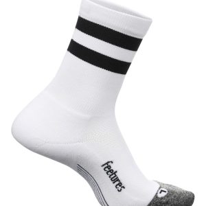 Adults' Feetures Mini Crew Stripe Light Cushion Socks