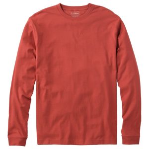 Men's Carefree Unshrinkable Tee, Traditional Fit, Long-Sleeve