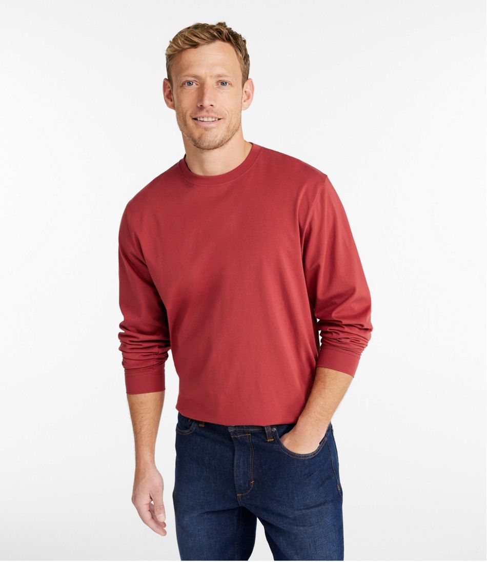 Men's Carefree Unshrinkable Tee, Traditional Fit, Long-Sleeve - Image 2