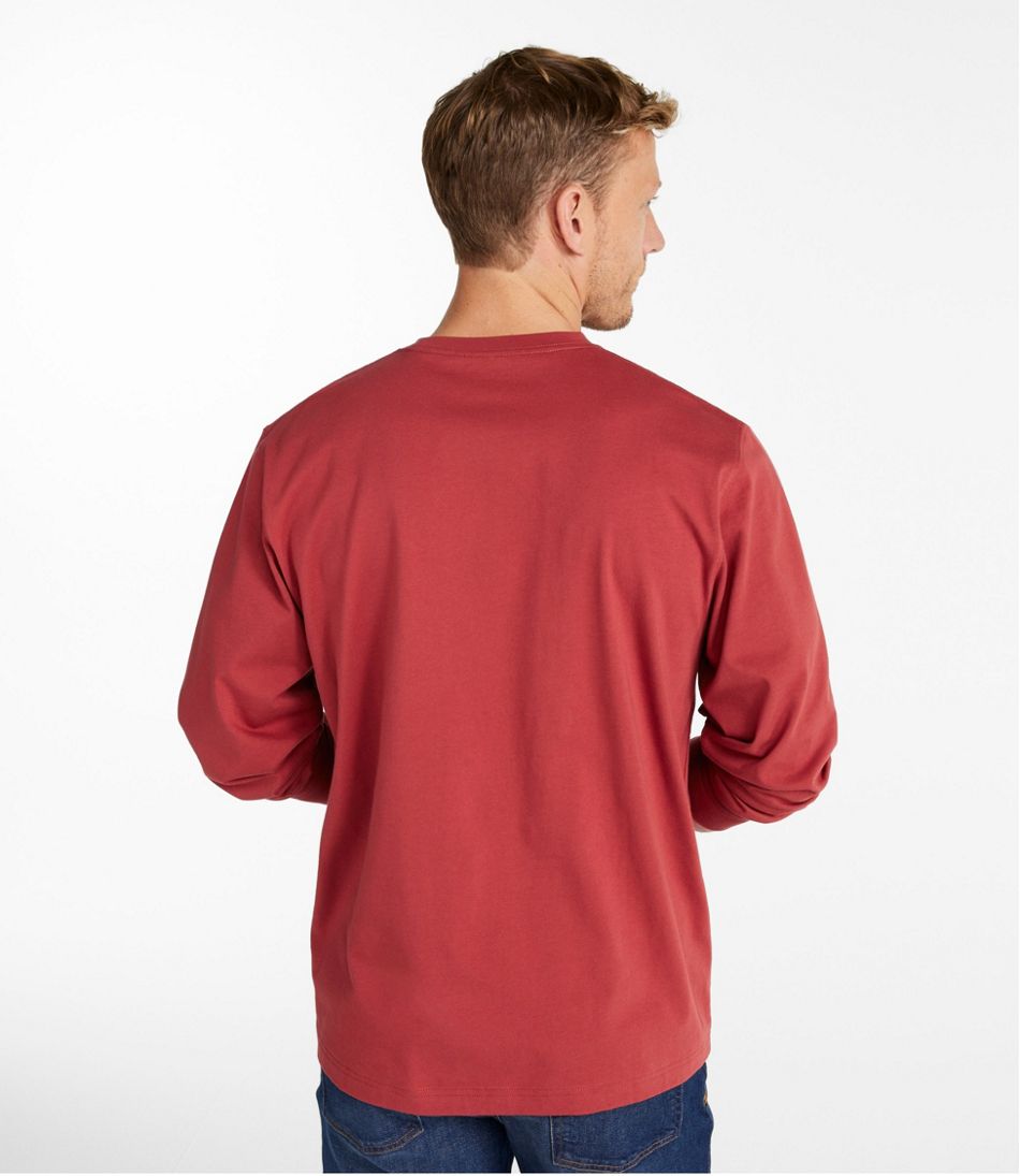 Men's Carefree Unshrinkable Tee, Traditional Fit, Long-Sleeve - Image 3