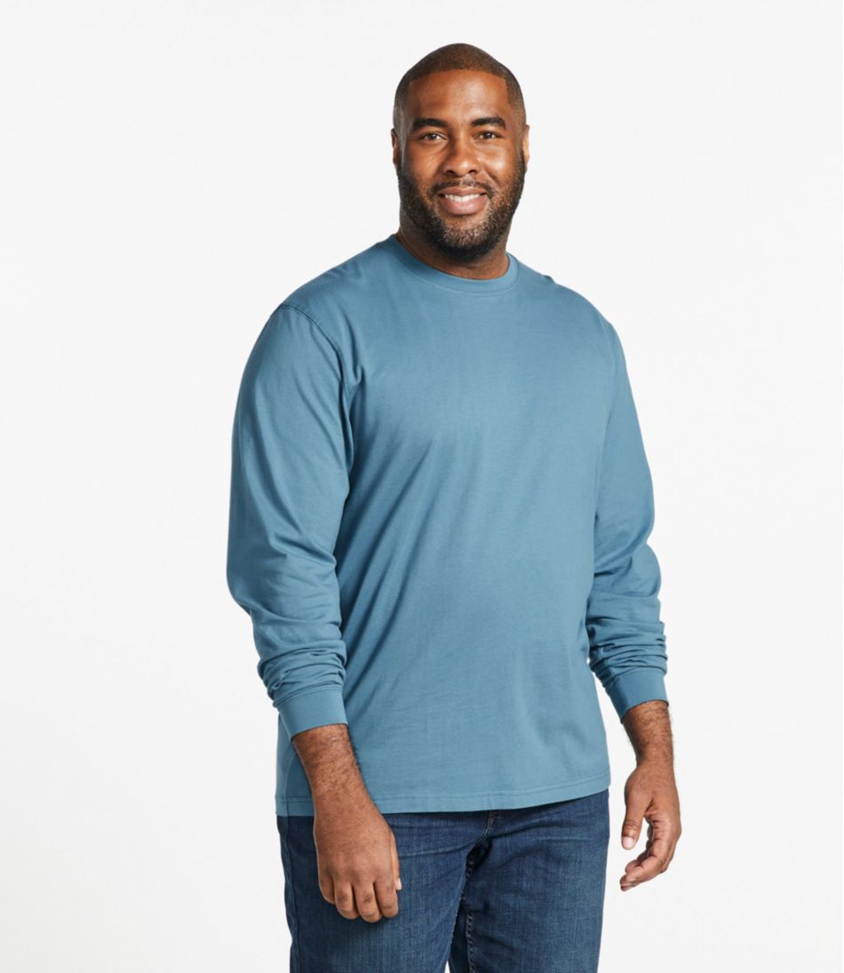 Men's Carefree Unshrinkable Tee, Traditional Fit, Long-Sleeve - Image 4