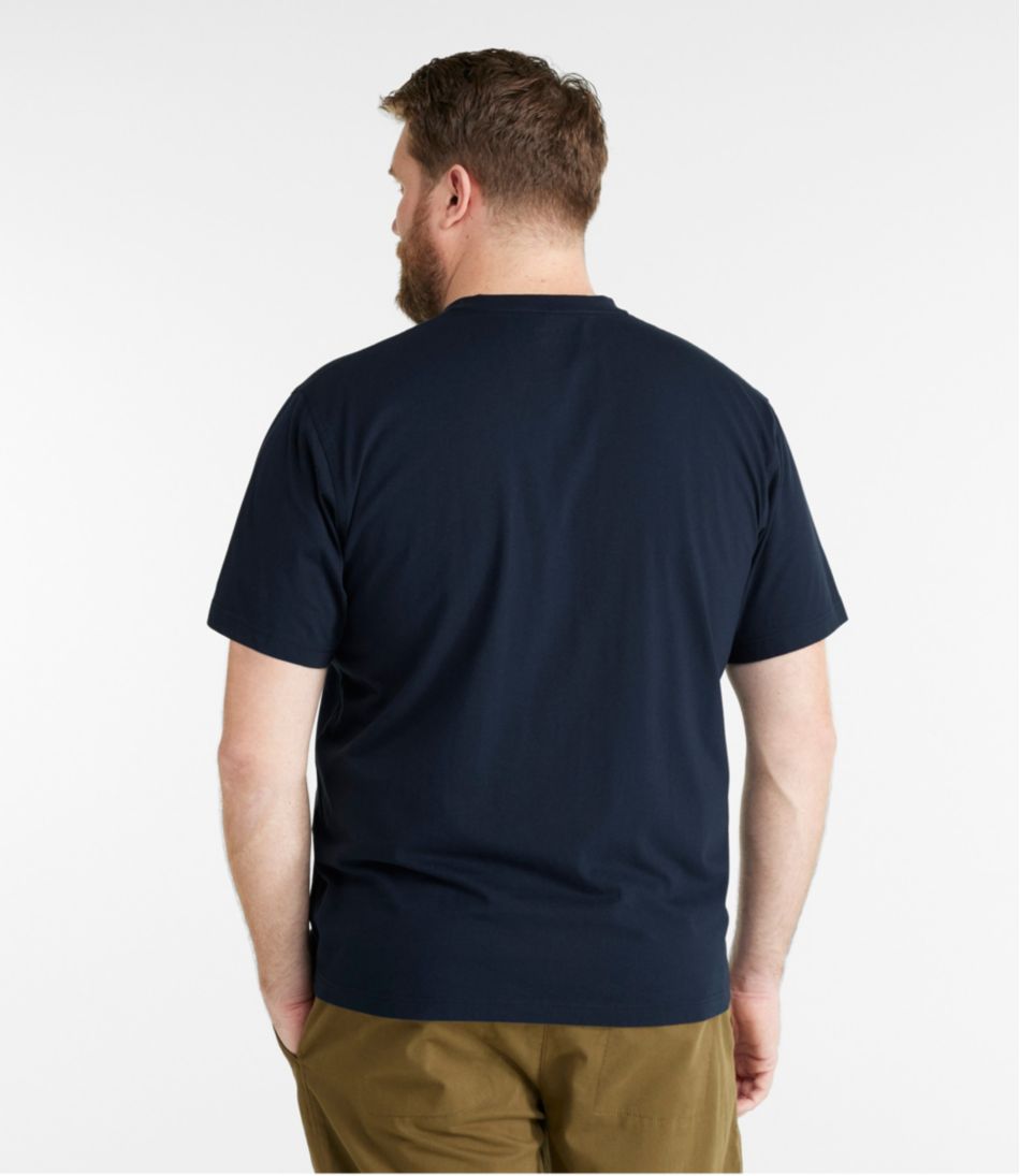 Men's Carefree Unshrinkable Tee, Traditional Fit, Henley - Image 5