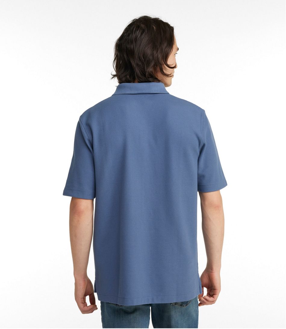 Men's Premium Double L? Polo, Hemmed Short-Sleeve with Pocket - Image 3