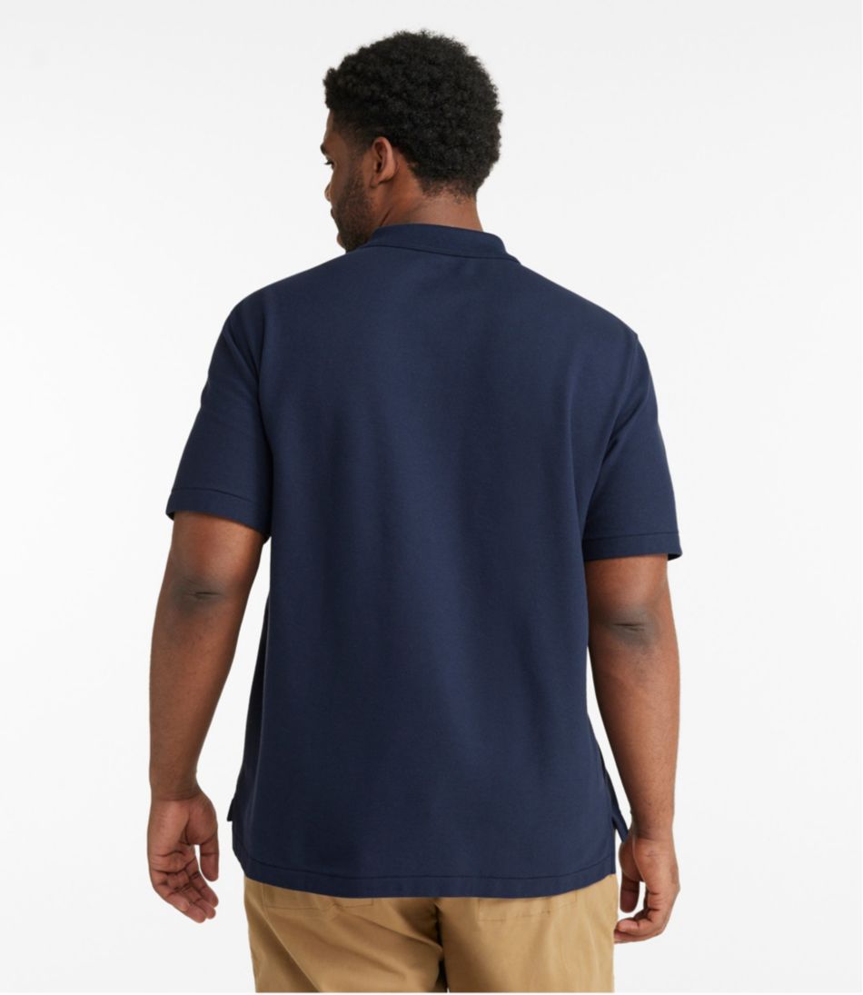 Men's Premium Double L? Polo, Hemmed Short-Sleeve with Pocket - Image 5