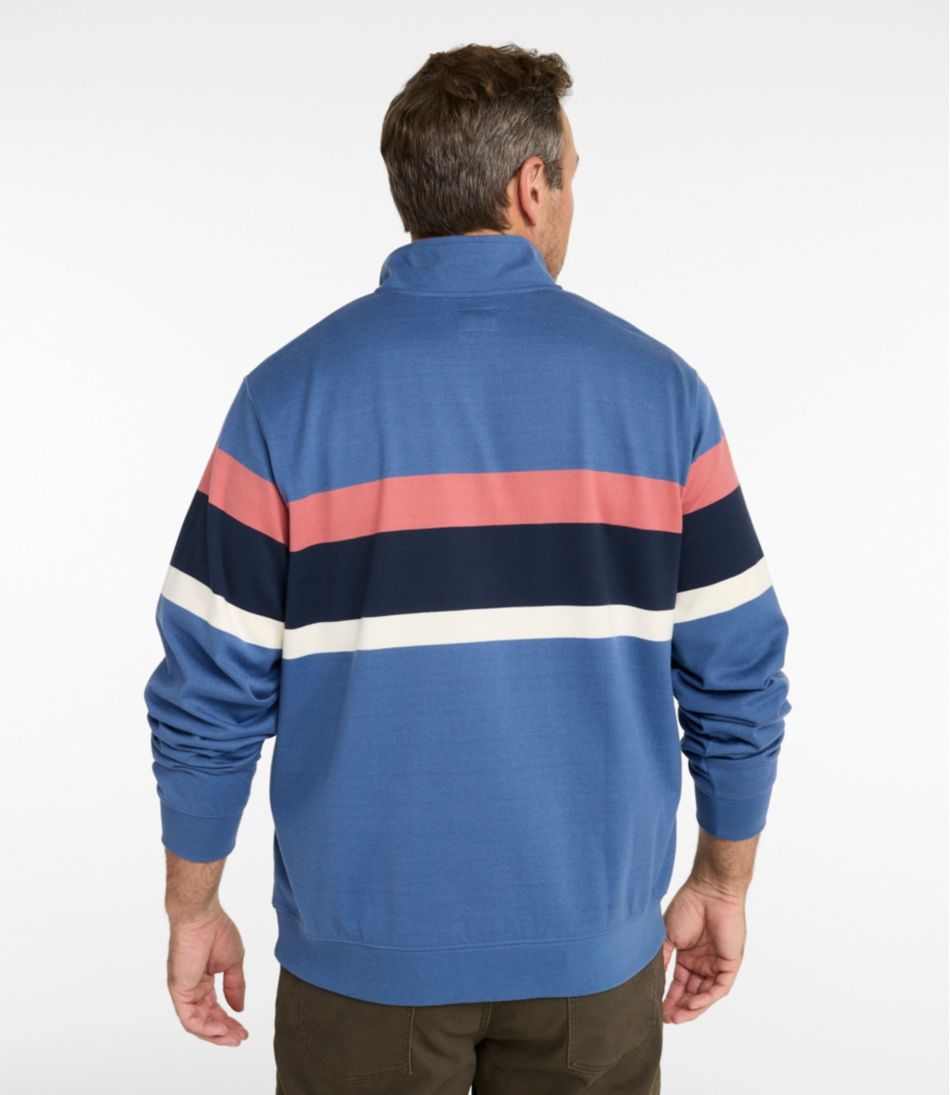 Men's Bean's Vintage Soft Rugby, Mockneck, Chest Stripe - Image 5