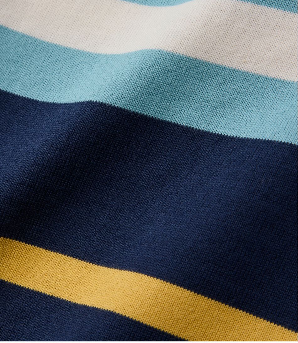 Men's Bean's Vintage Soft Rugby, Mockneck, Chest Stripe - Image 7