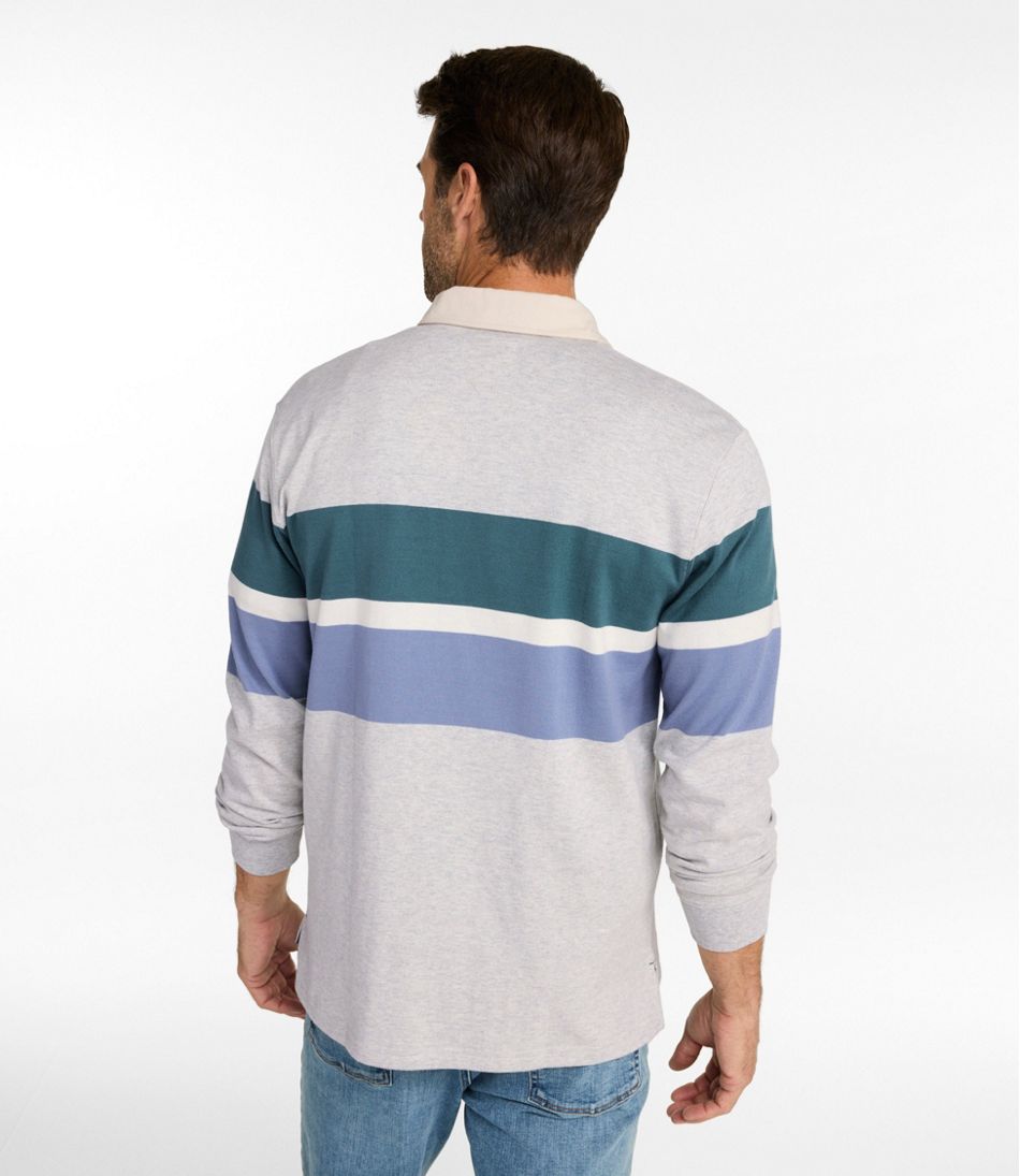 Men's Bean's Vintage Soft Rugby, Chest Stripe - Image 3