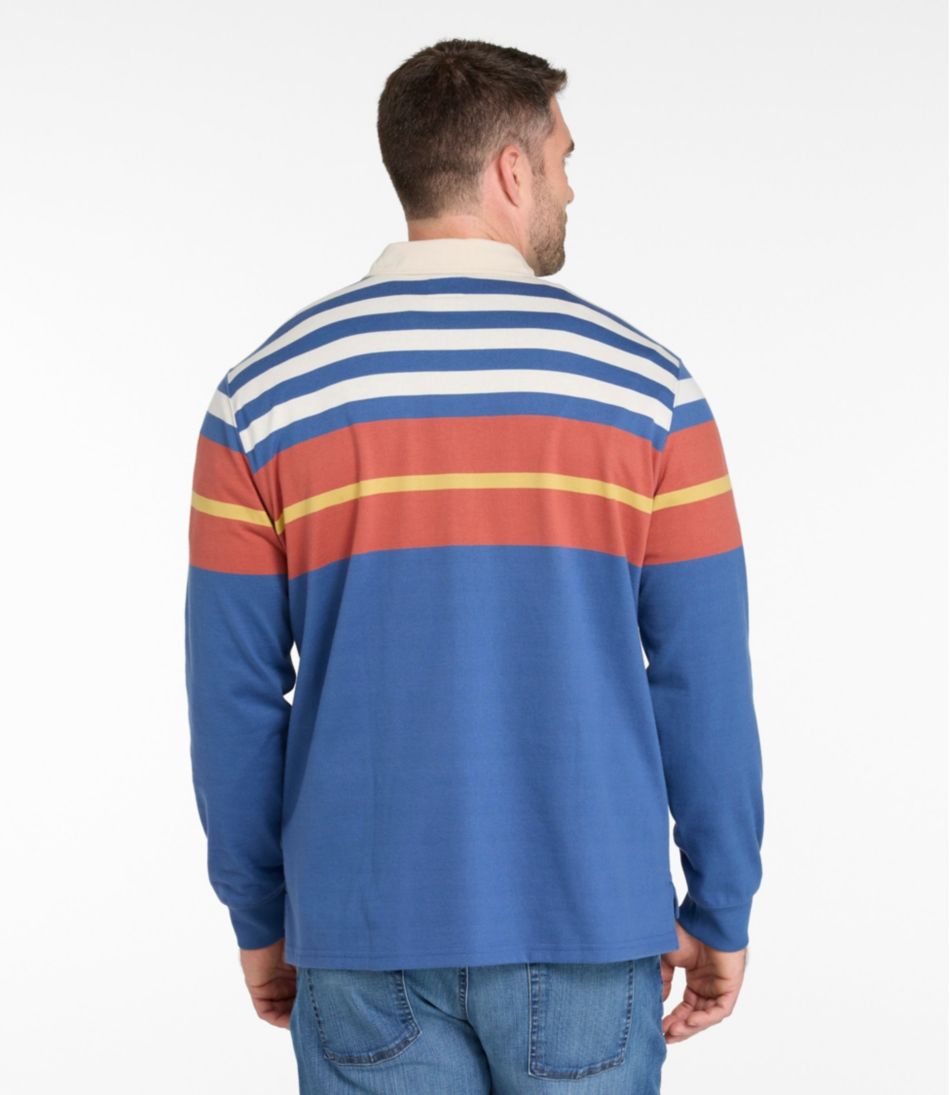 Men's Bean's Vintage Soft Rugby, Chest Stripe - Image 5
