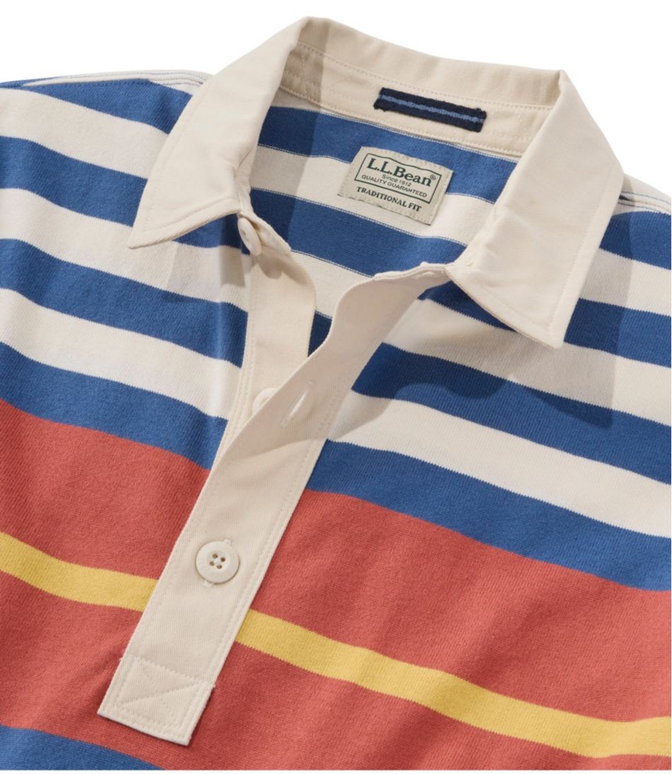 Men's Bean's Vintage Soft Rugby, Chest Stripe - Image 6