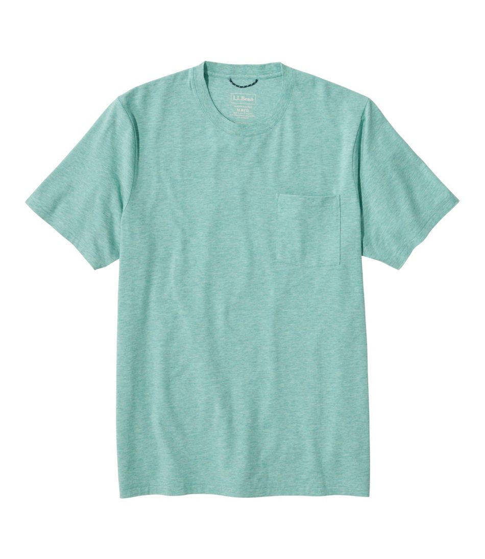 Men's Comfort Stretch Performance? Pima Pocket Tee, Short-Sleeve