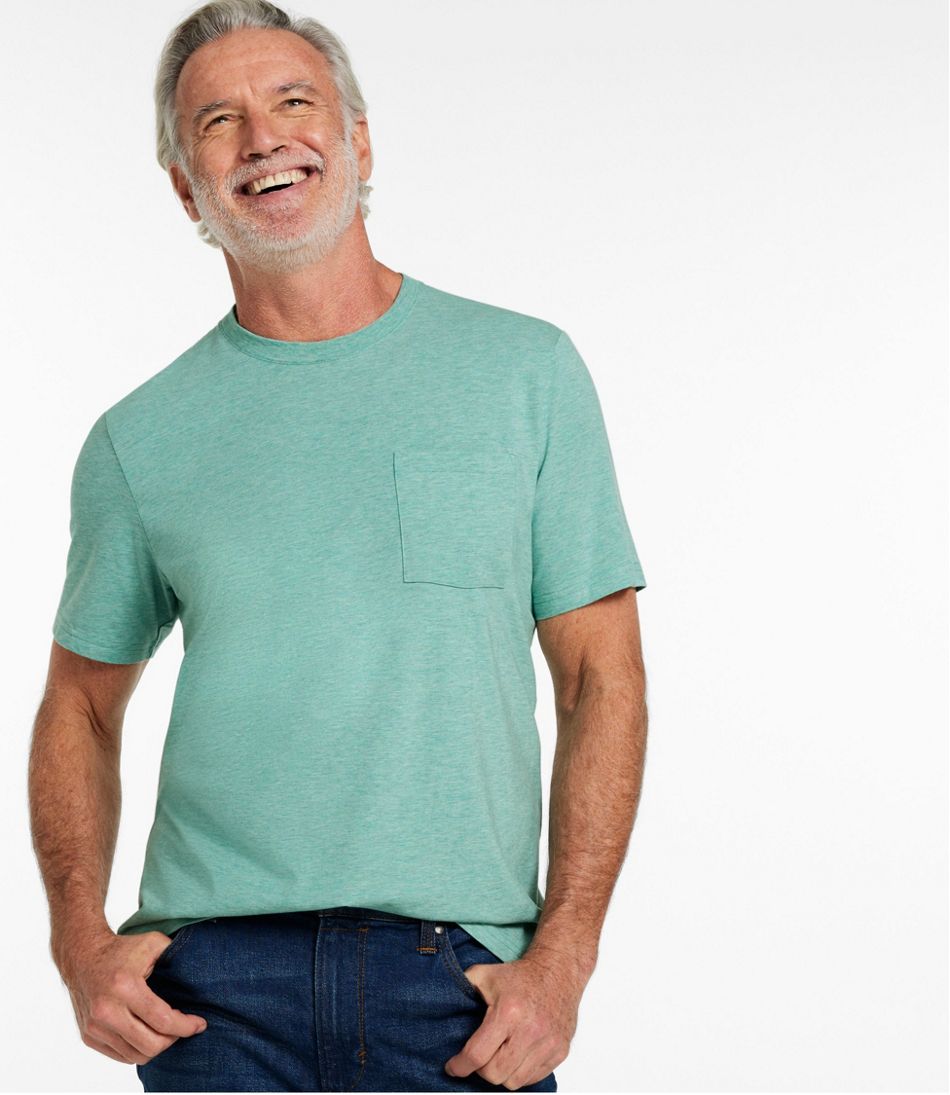 Men's Comfort Stretch Performance? Pima Pocket Tee, Short-Sleeve - Image 2