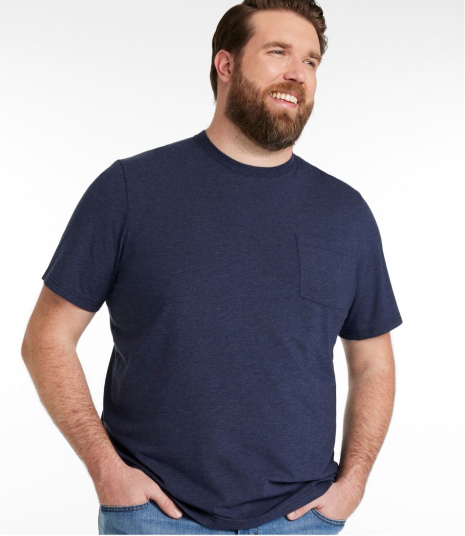 Men's Comfort Stretch Performance? Pima Pocket Tee, Short-Sleeve - Image 4