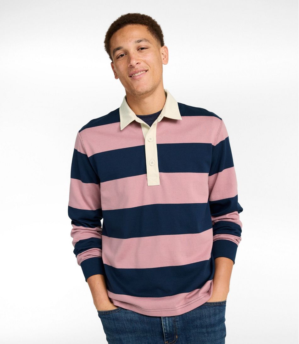 Men's Bean's Vintage Soft Rugby, Stripe - Image 2