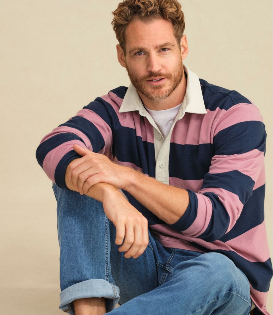 Men's Bean's Vintage Soft Rugby, Stripe - Image 9