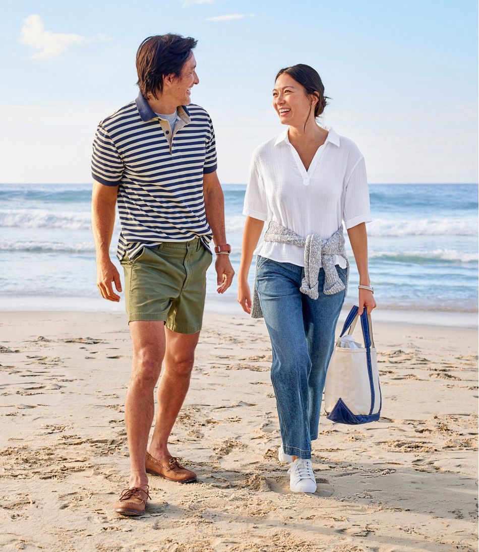 Men's Casco Bay Rugged Polo, Short-Sleeve, Stripe - Image 9