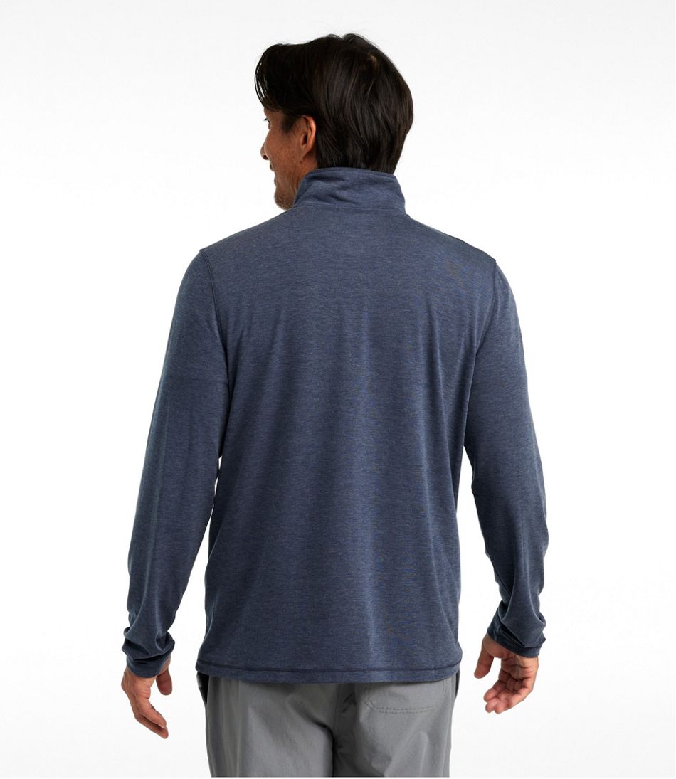 Men's Everyday SunSmart? Tee, Long-Sleeve Quarter-Zip - Image 3