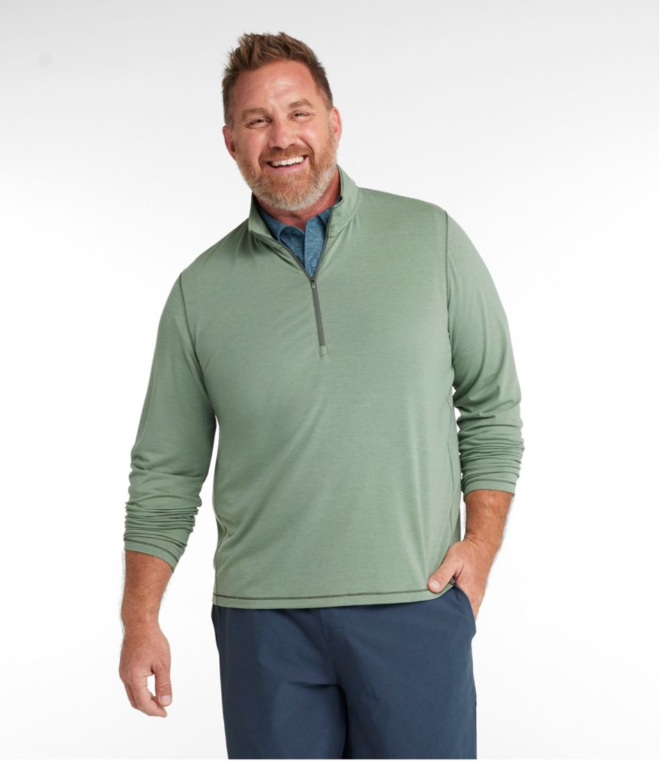 Men's Everyday SunSmart? Tee, Long-Sleeve Quarter-Zip - Image 4