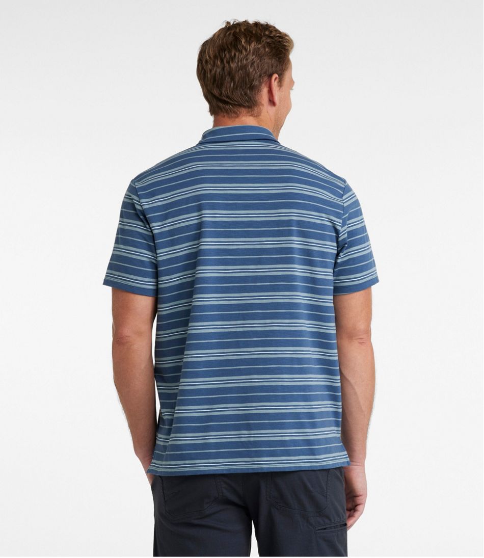 Men's Lakewashed Performance Polo, Short-Sleeve, Stripe - Image 3