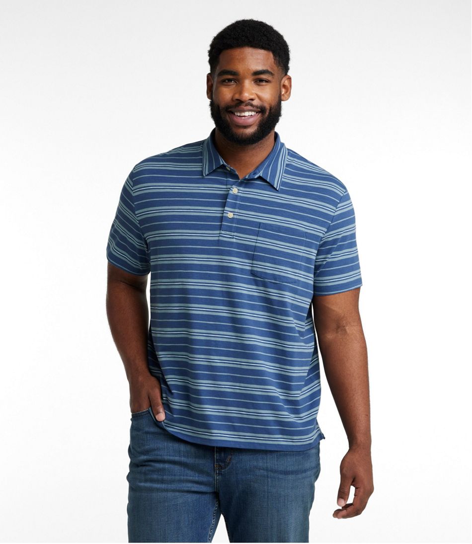 Men's Lakewashed Performance Polo, Short-Sleeve, Stripe - Image 4
