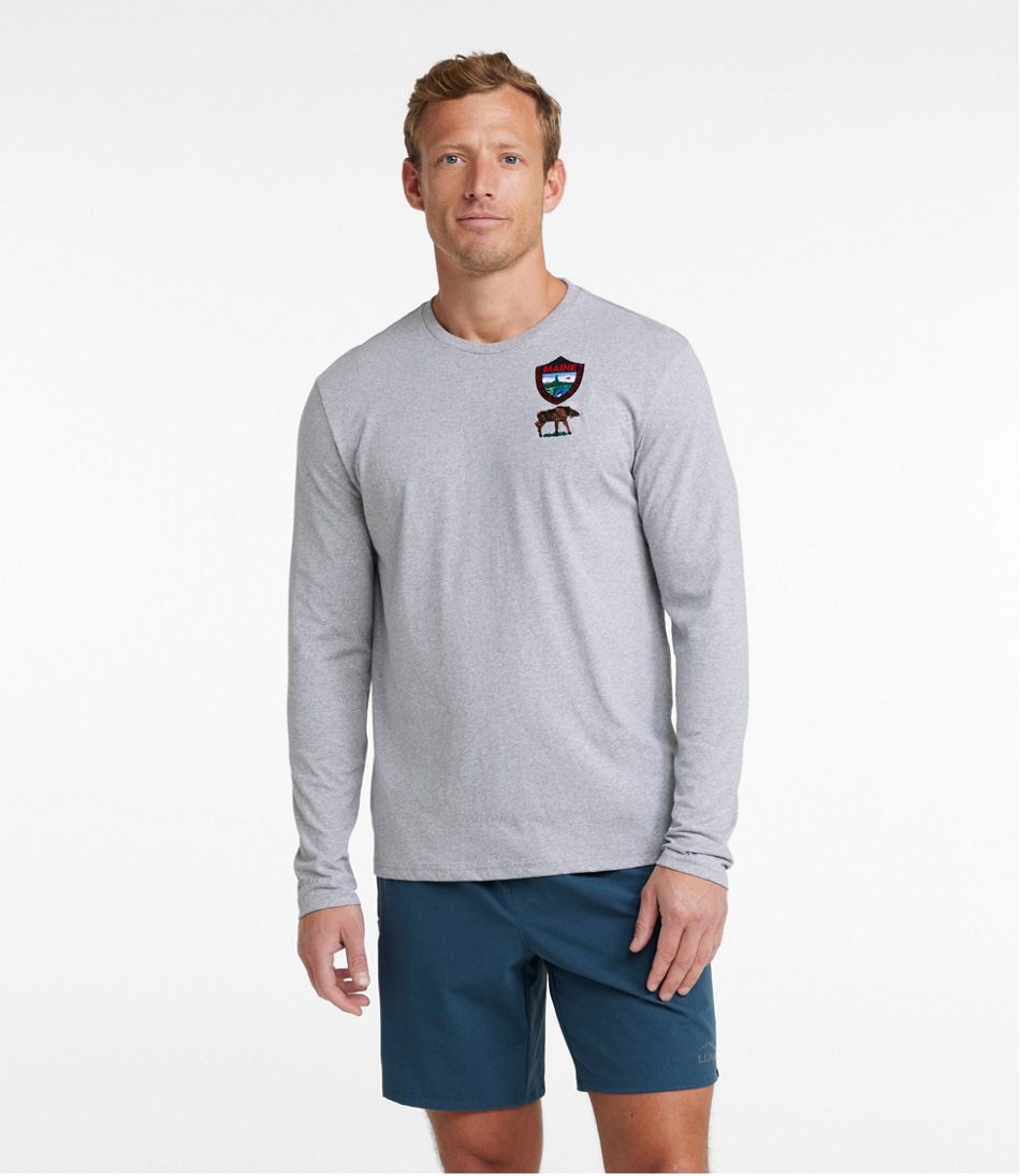 Men's MIF&W Tee, Long-Sleeve Moose - Image 2