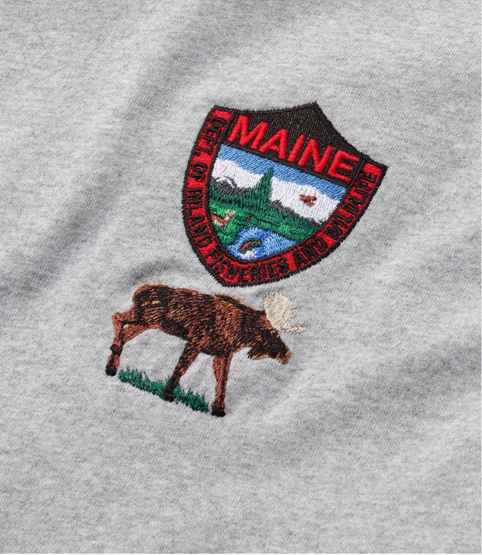 Men's MIF&W Tee, Long-Sleeve Moose - Image 4