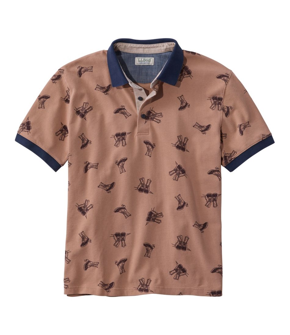 Men's Casco Bay Rugged Polo, Short-Sleeve, Print