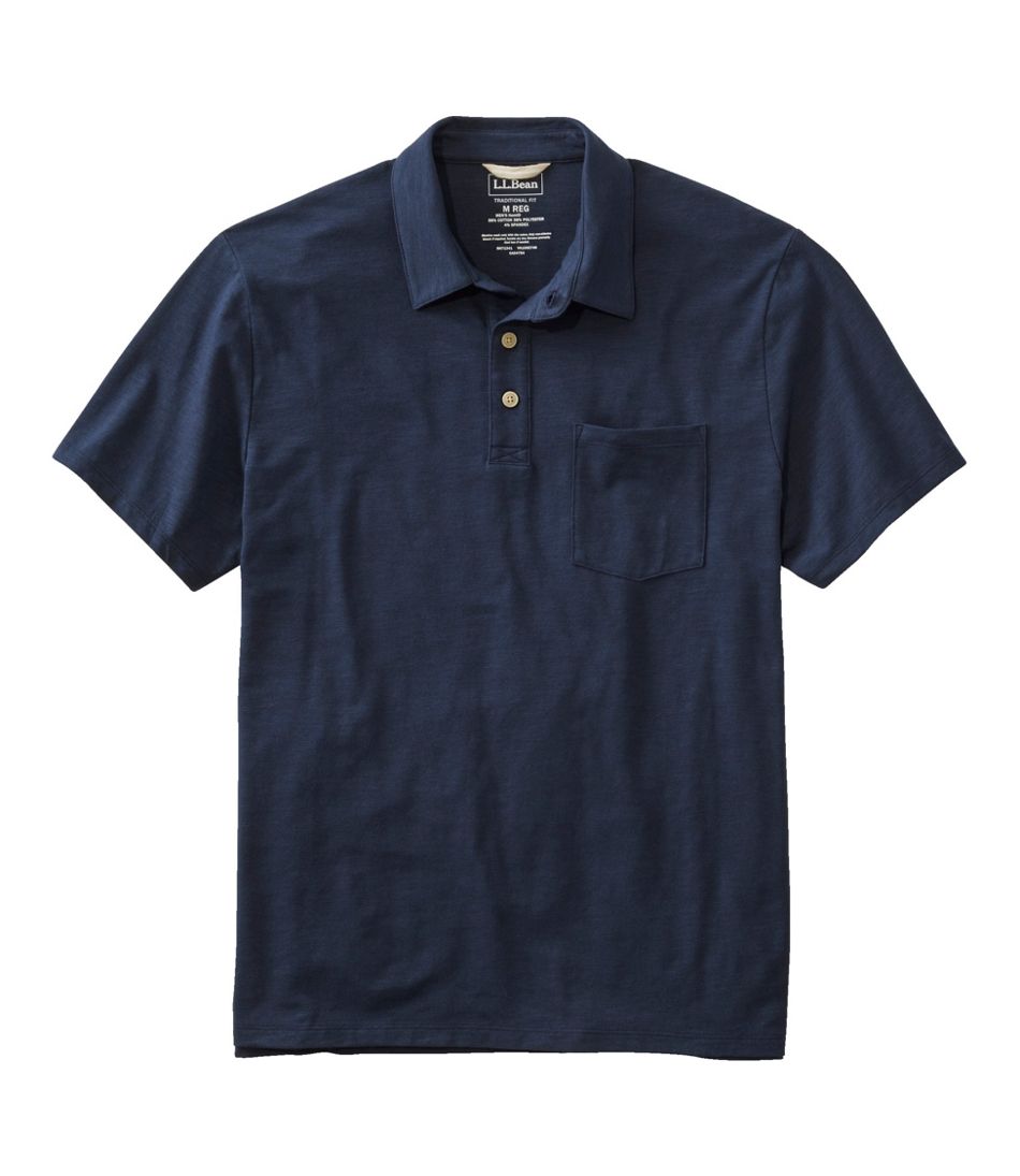 Men's Lakewashed Performance Polo, Short-Sleeve