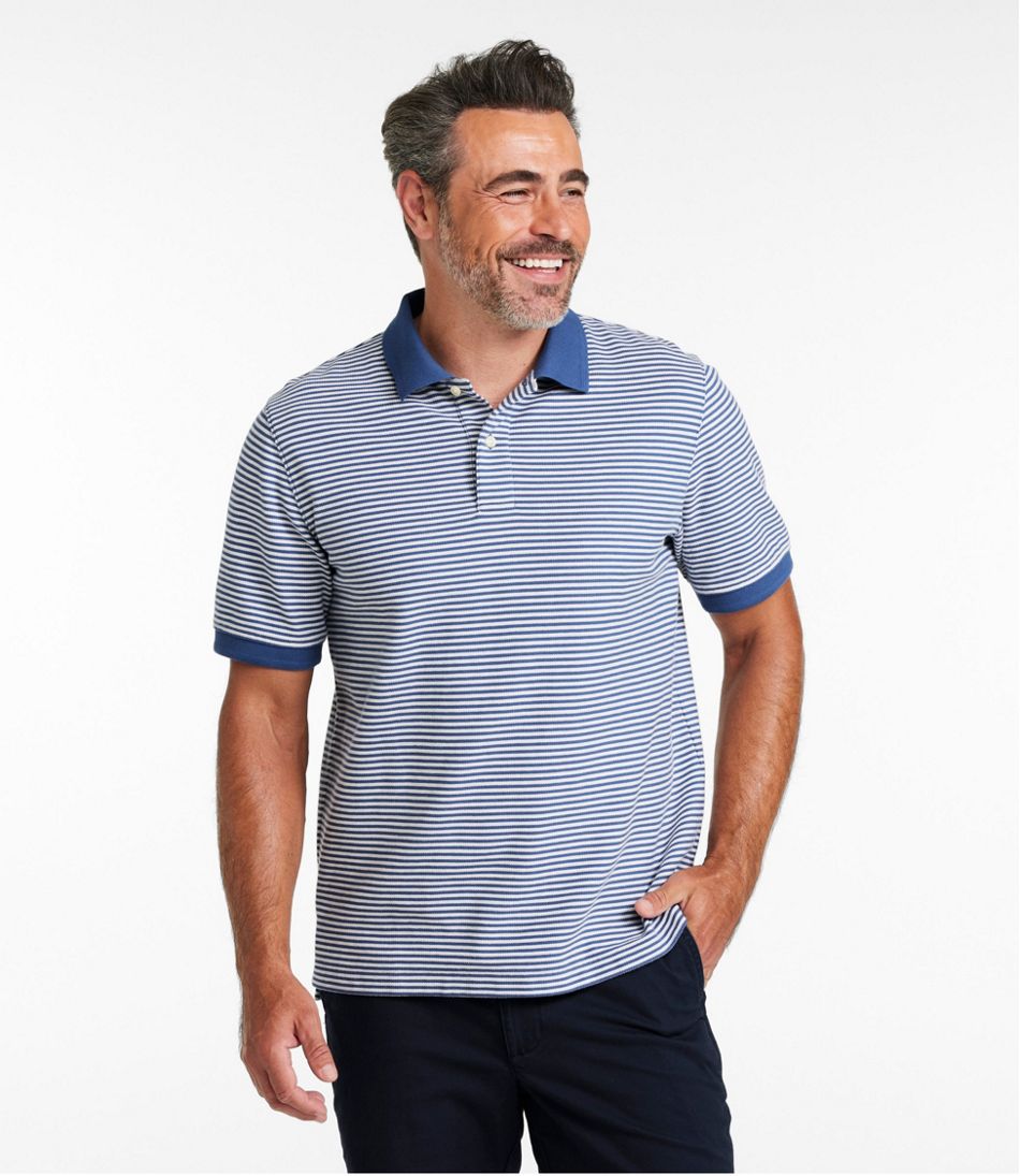 Men's Premium Double L? Polo, Banded Short-Sleeve Without Pocket Stripe - Image 2