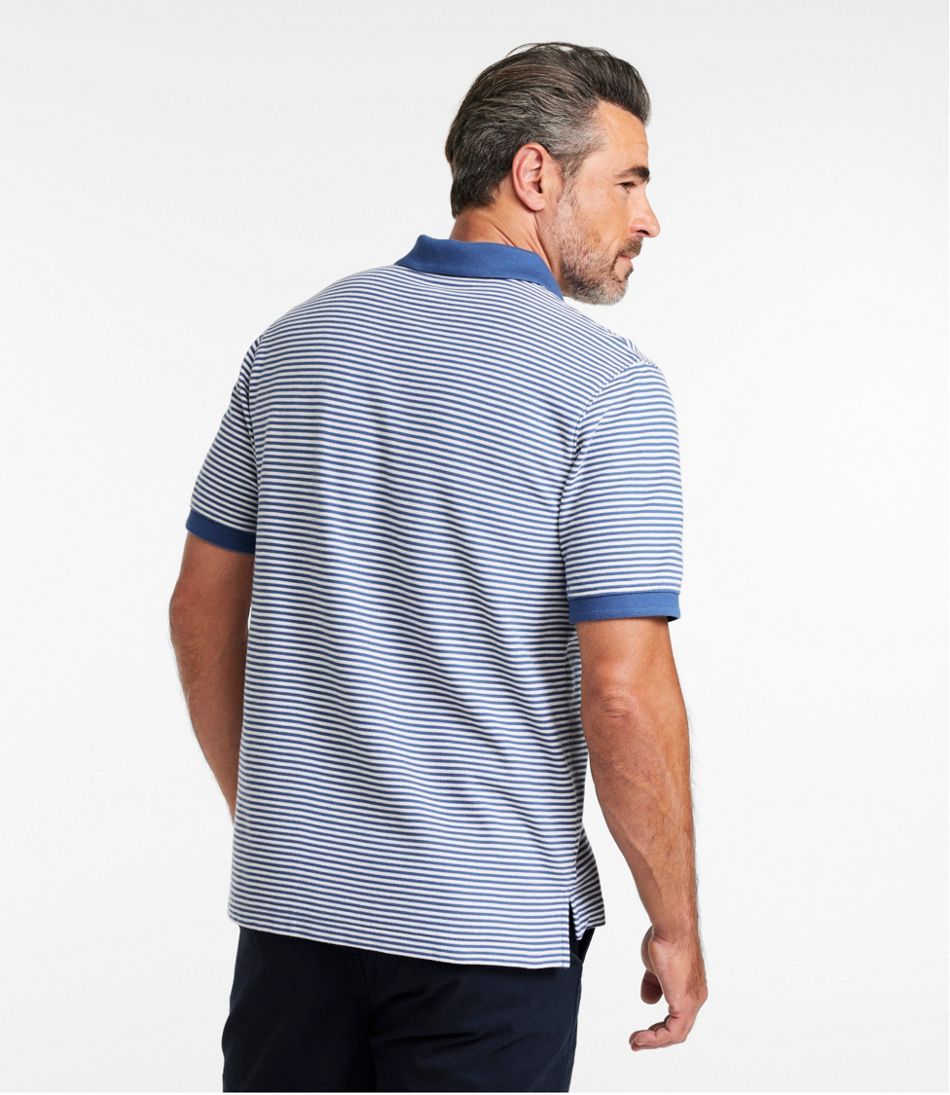 Men's Premium Double L? Polo, Banded Short-Sleeve Without Pocket Stripe - Image 3