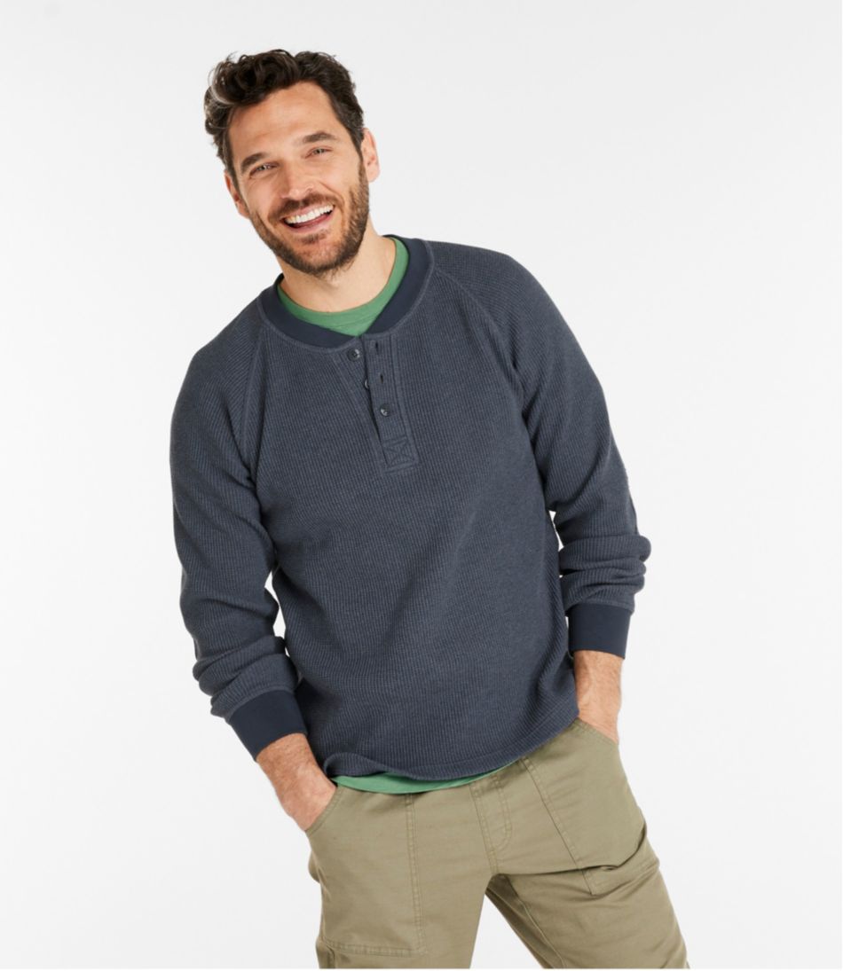Men's Signature Waffle Henley - Image 2