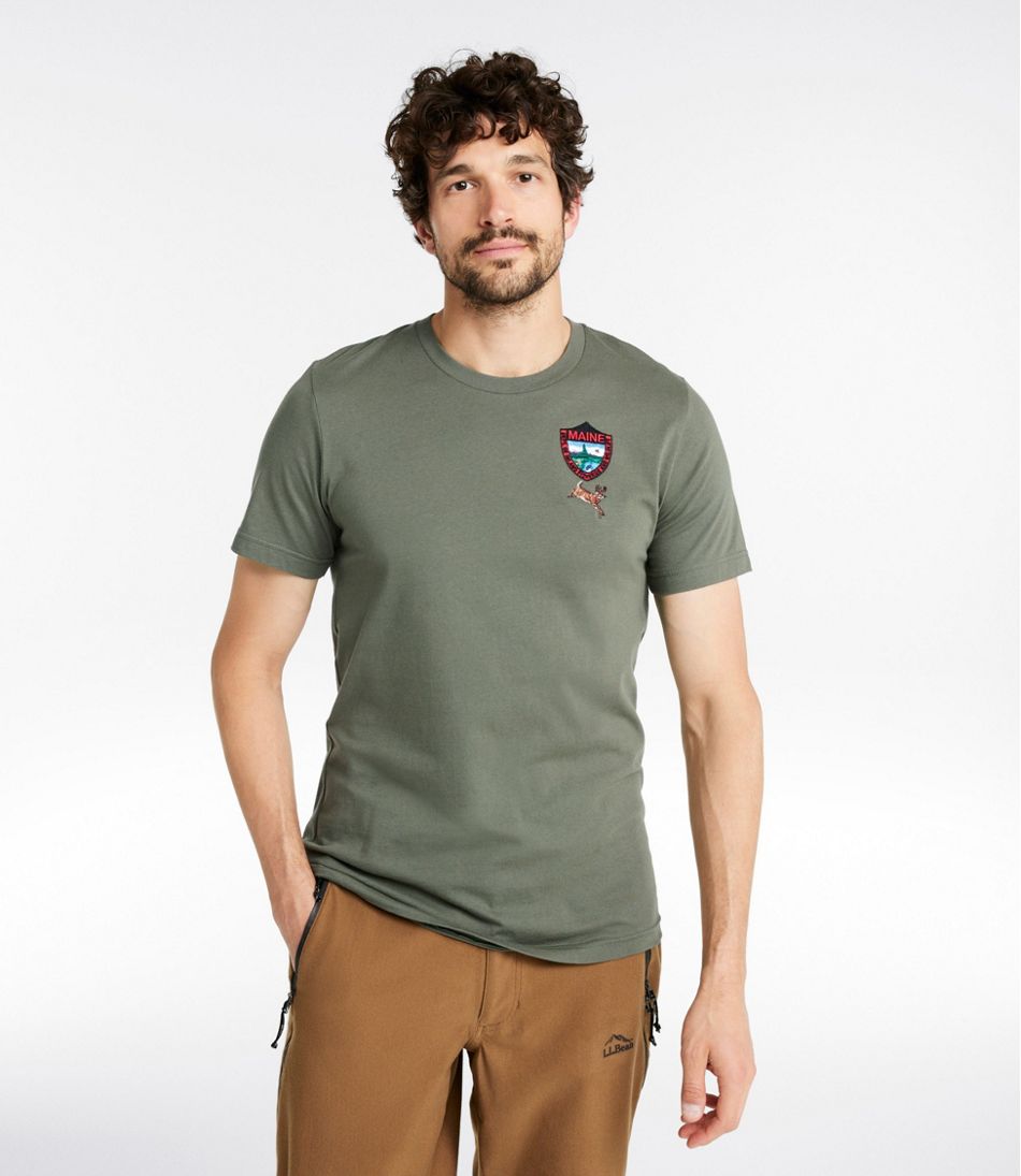 Men's Maine Inland Fisheries and Wildlife Tee, White-Tailed Deer - Image 2